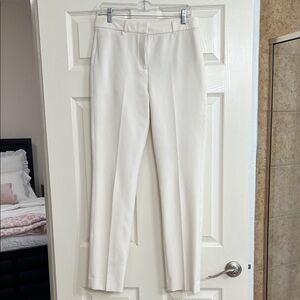 White House Black Market Cream Trousers